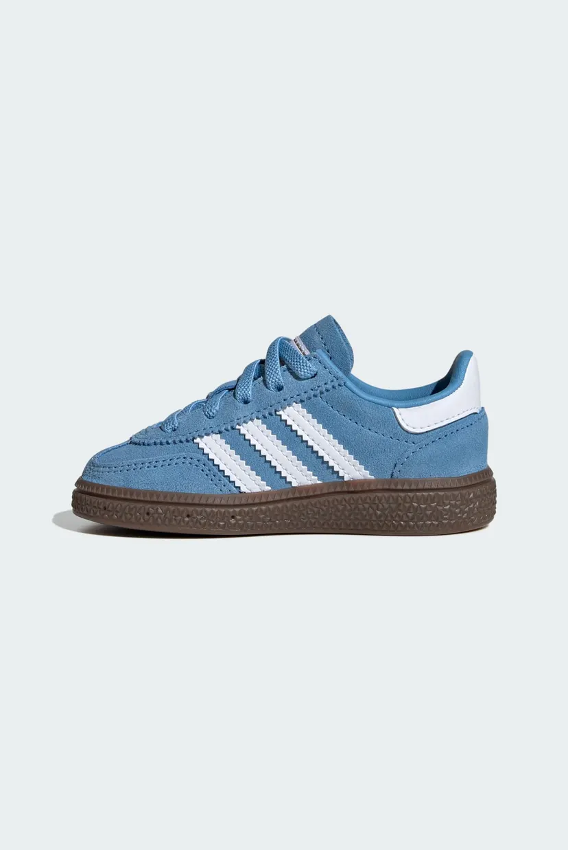 Дитячі блакитні замшеві снікерси Handball Spezial Comfort Closure Elastic Lace Kids 6