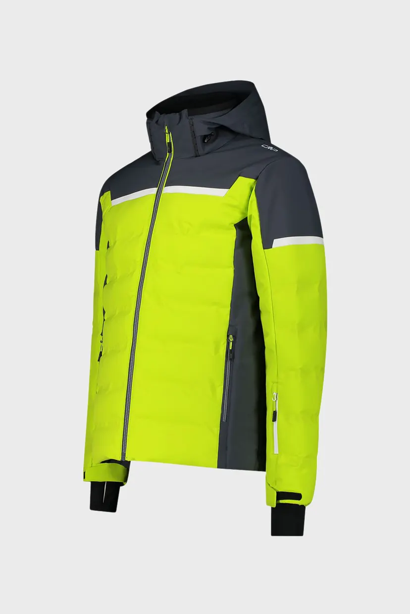 Чоловіча салатова куртка ZIP HOOD STRETCH POLYES 3