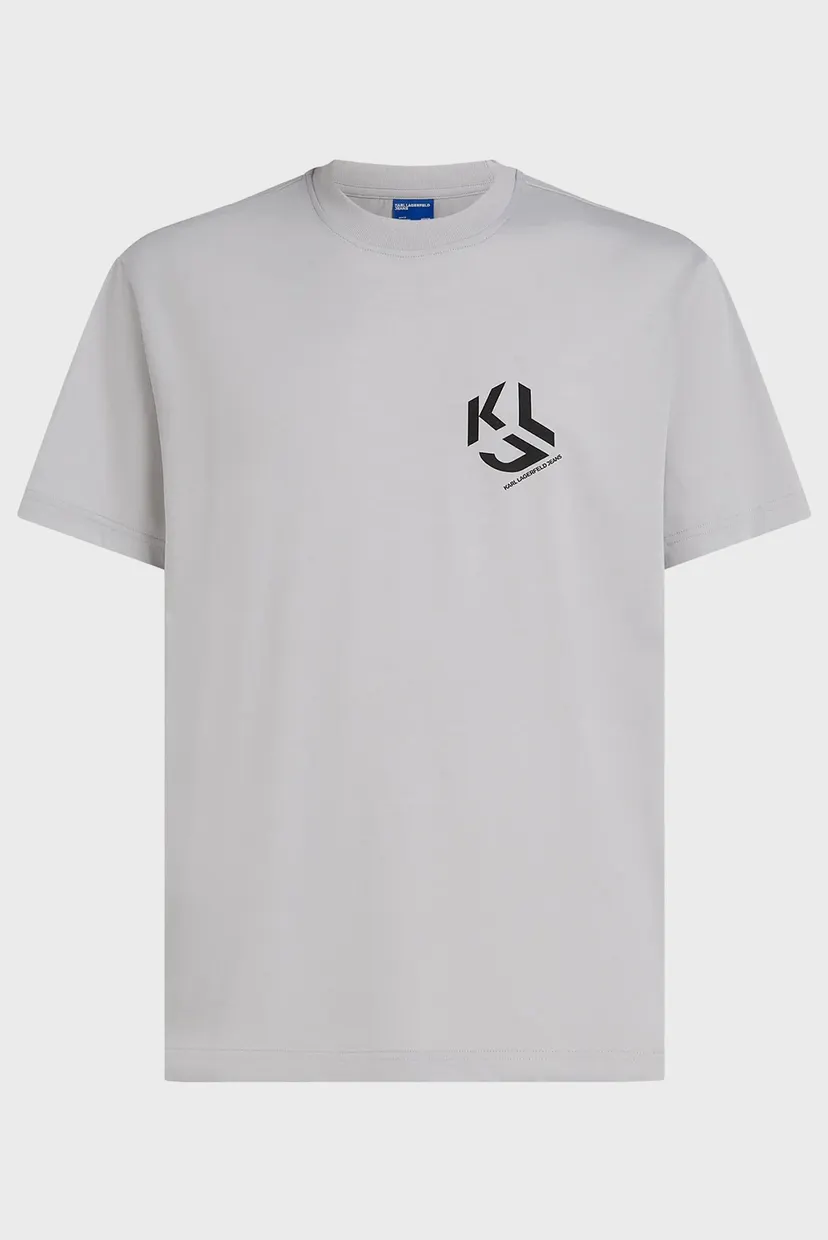 Чоловіча світло-сіра футболка MONOGRAM 5