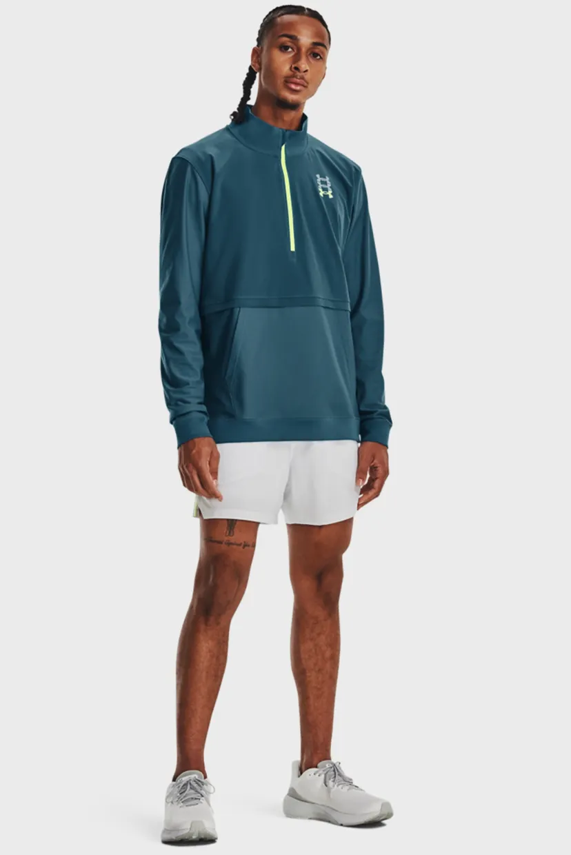 Чоловічий синій анорак UA RUN ANYWHERE PULLOVER 6