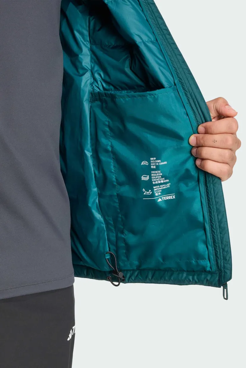 Мужской зеленый пуховик Terrex Multi Light CLIMAWARM Hooded 4