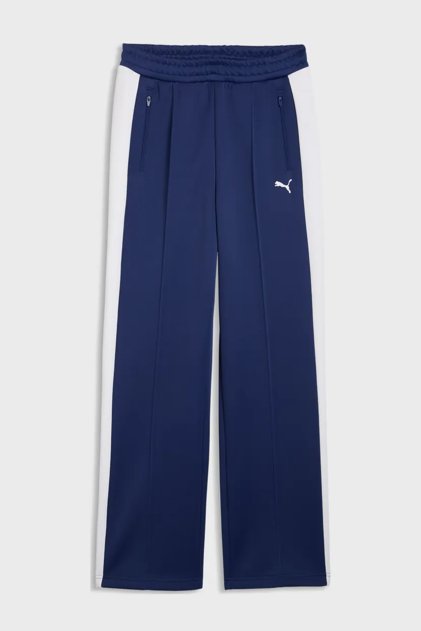 Женские синие спортивные брюки T7 ALWAYS ON Straight Track Pants Women 4
