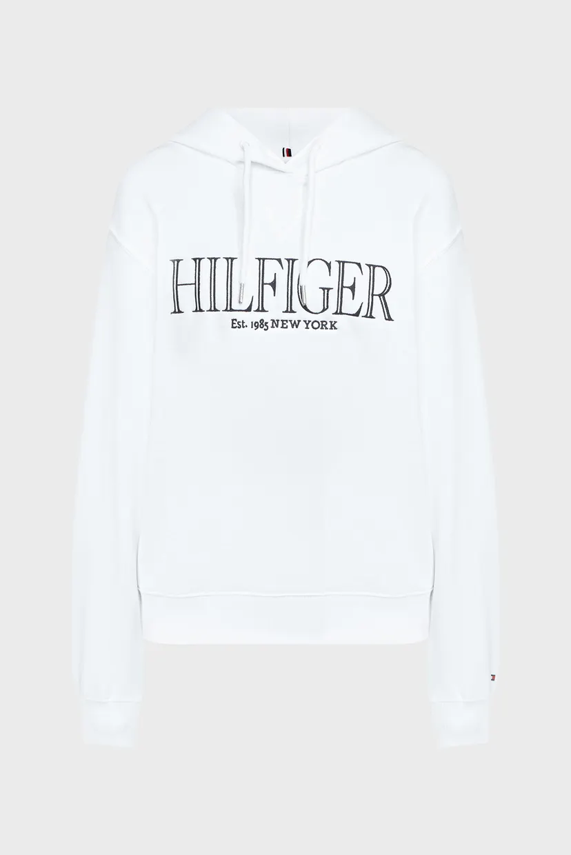 Женское белое худи REG MDN HILFIGER 4