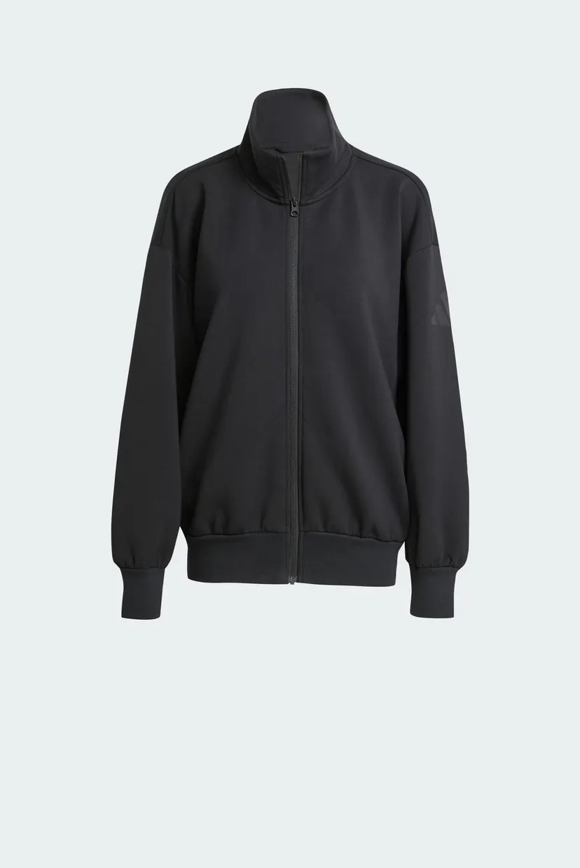 Жіноча чорна спортивна кофта ALL SZN Soft Lux Loose Full-Zip 6