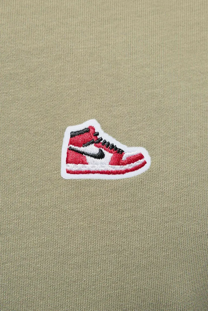 Мужская оливковая футболка M J BRND BR SNKR PCH SS CRW 5
