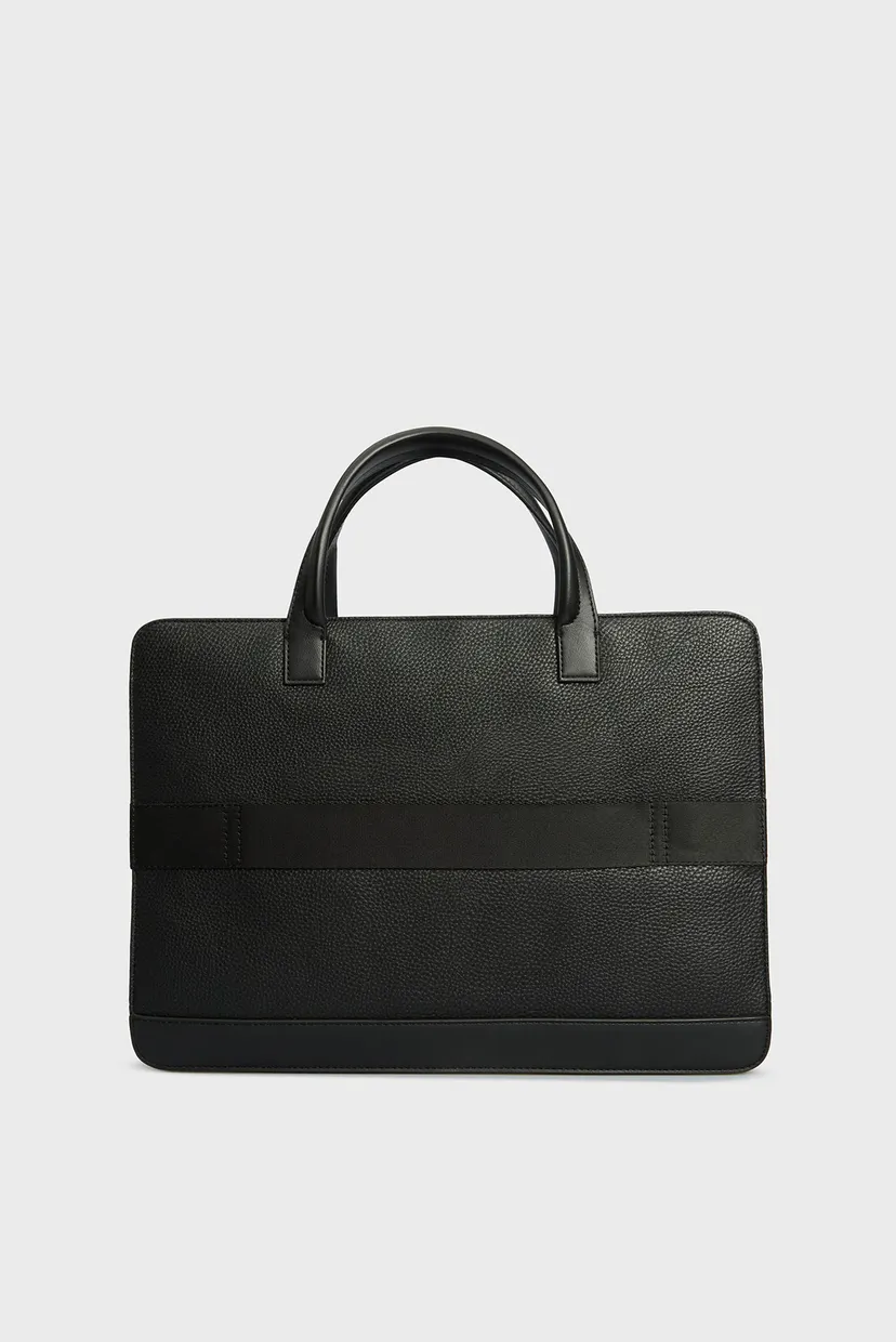 Чоловіча чорна сумка для ноутбука TH BUSINESS SLIM COMPUTER BAG 3