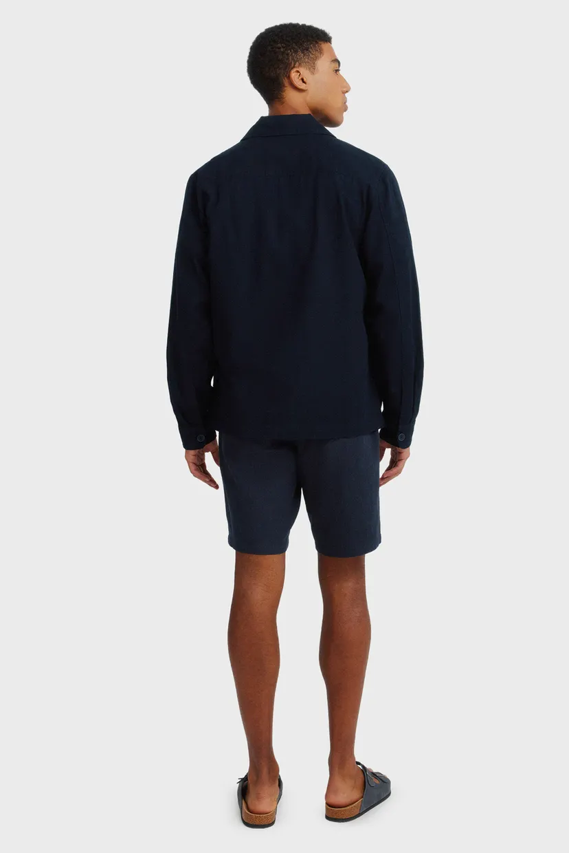 Мужские темно-синие шорты dobby comfort fit 3
