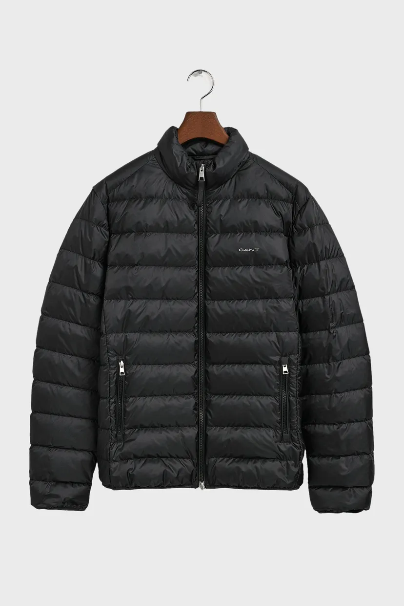Чоловічий чорний пуховик LIGHT DOWN JACKET 8