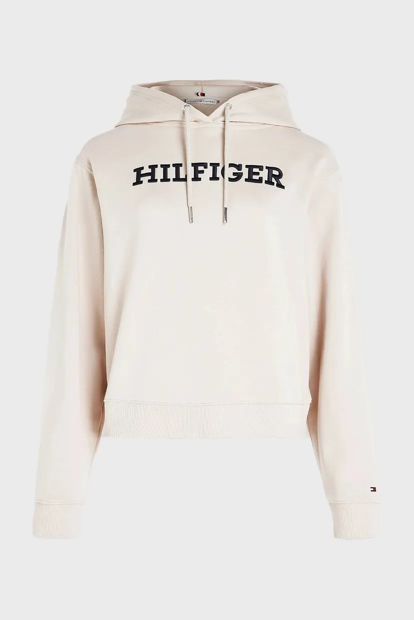Жіноче біле худі REG MONOTYPE EMB 5