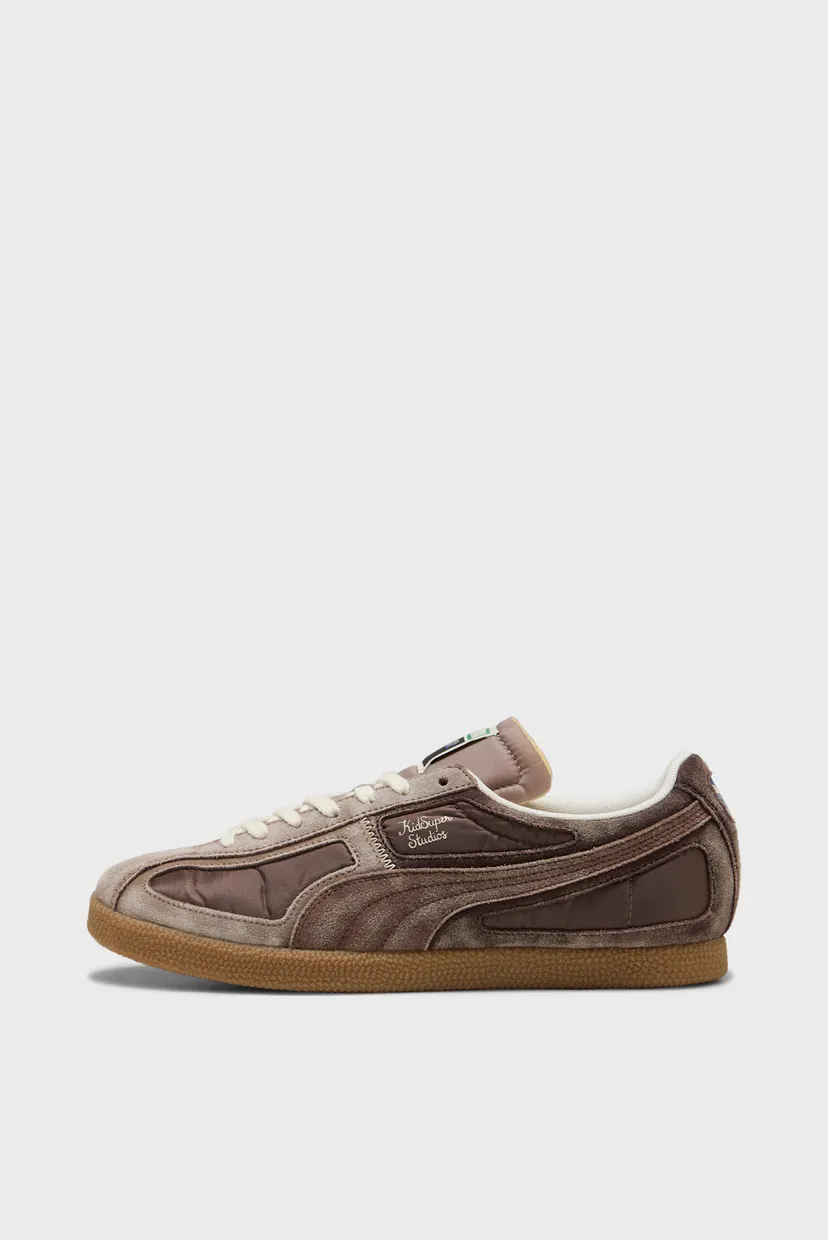 Коричневі кросівки PUMA x KIDSUPER Brasil Panels Sneakers Unisex 4