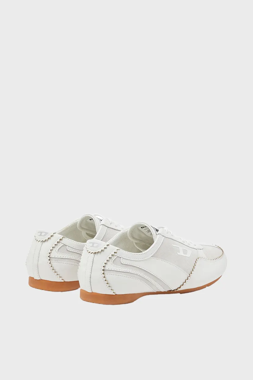 Женские белые кожаные кроссовки D-MILE / D-MILE LOW W SNEAKERS 5