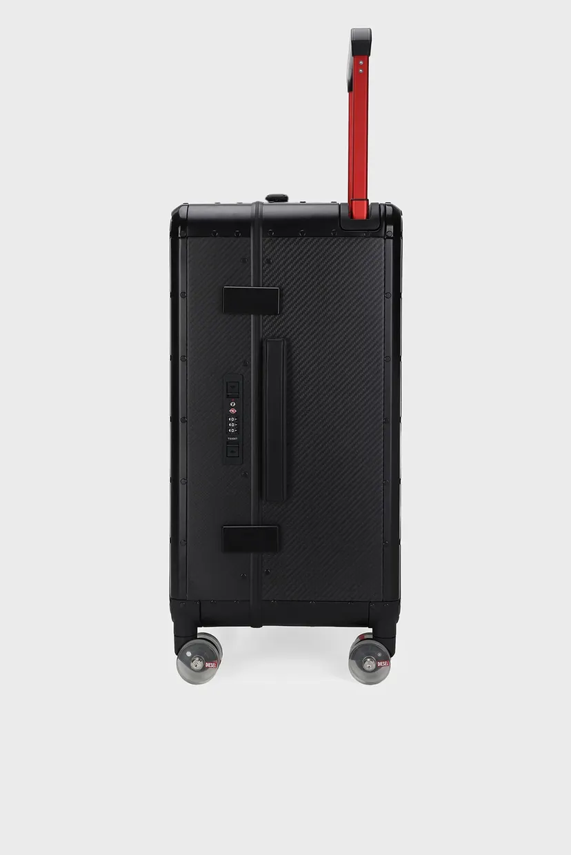 Черный чемодан CARBON FIBER TROLLEY 4