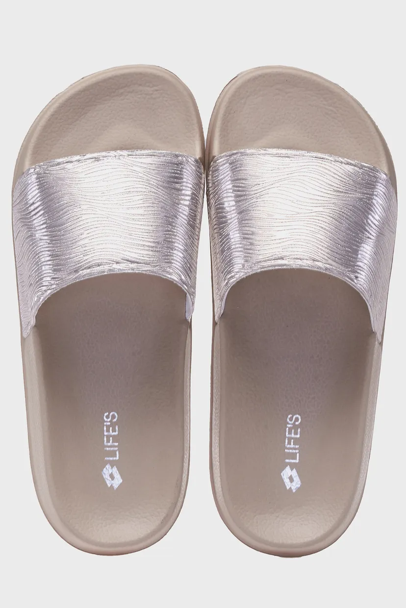 Жіночі сріблясті слайдери GAYA ZEBRA SLIDE W 4