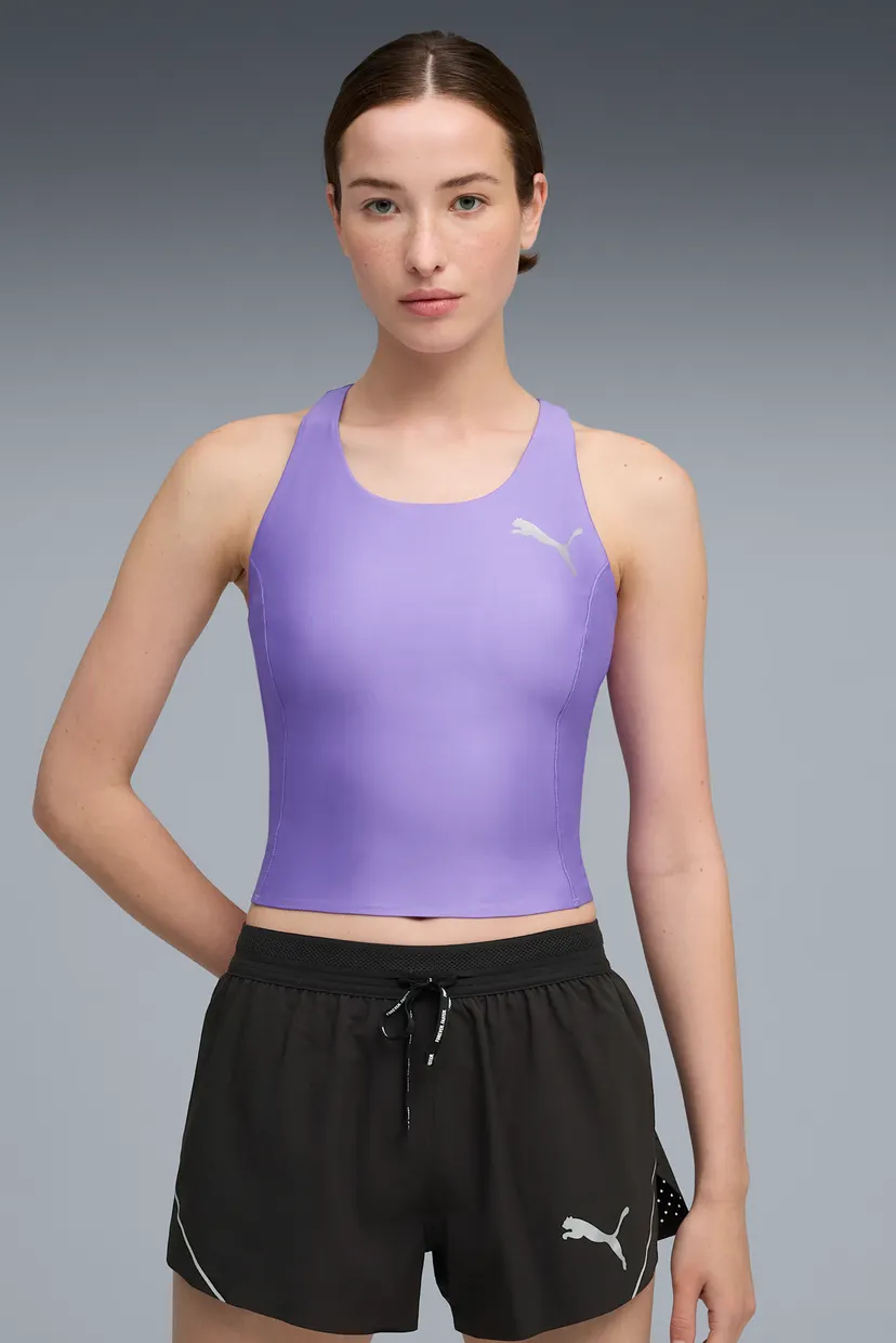Женская сиреневая майка RACEDAY Ultraform Running Crop Top Women 3