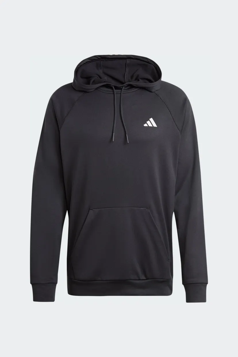 Чоловіче чорне худі Game and Go Training Small Logo 3-Stripes 6
