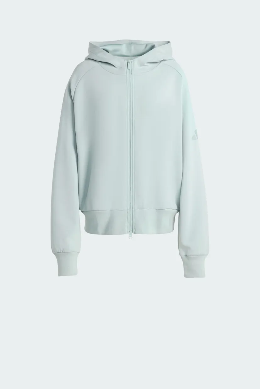 Жіноче м'ятне худі SOFT LUX FULL-ZIP 6