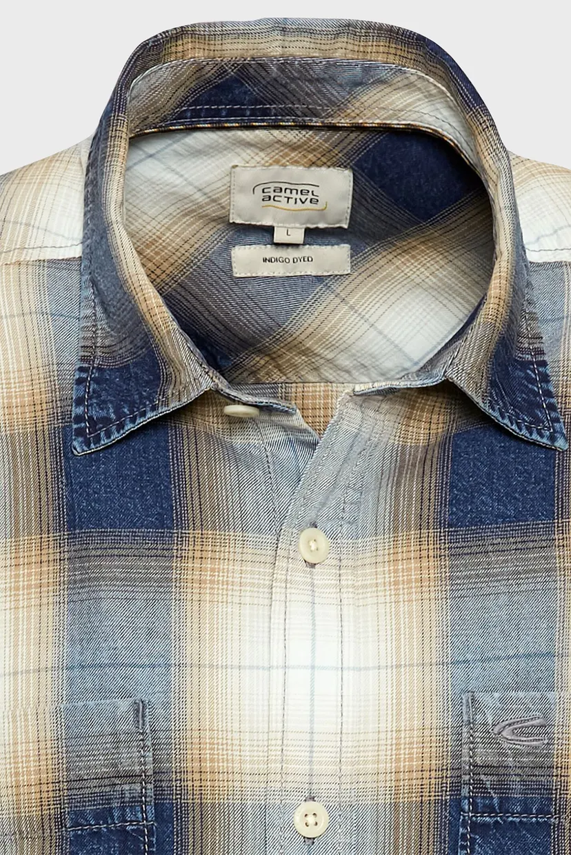 Мужская рубашка в клетку Shortsleeve 4
