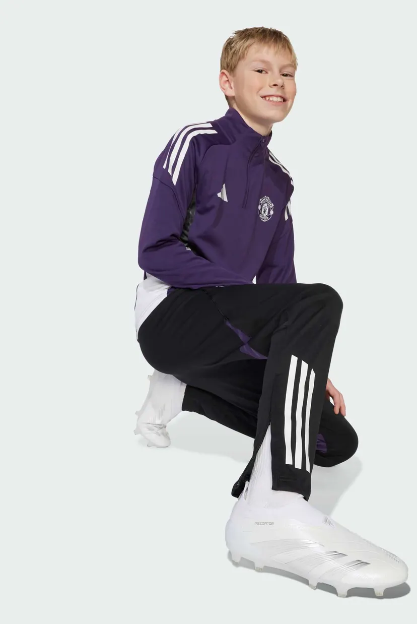 Детские черные спортивные брюки Manchester United Tiro 25 Competition Kids 4