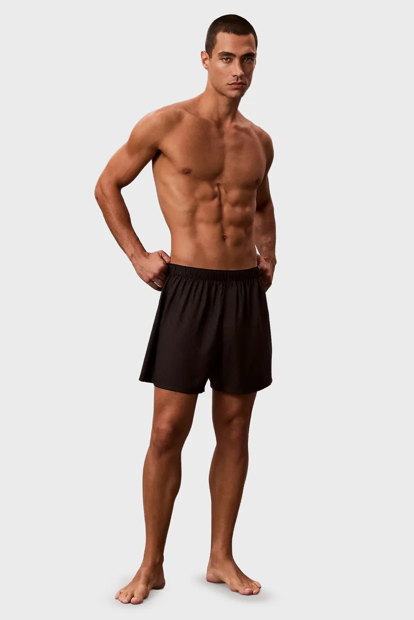 Чоловічі чорні шорти з візерунком BOXER TRAD 6