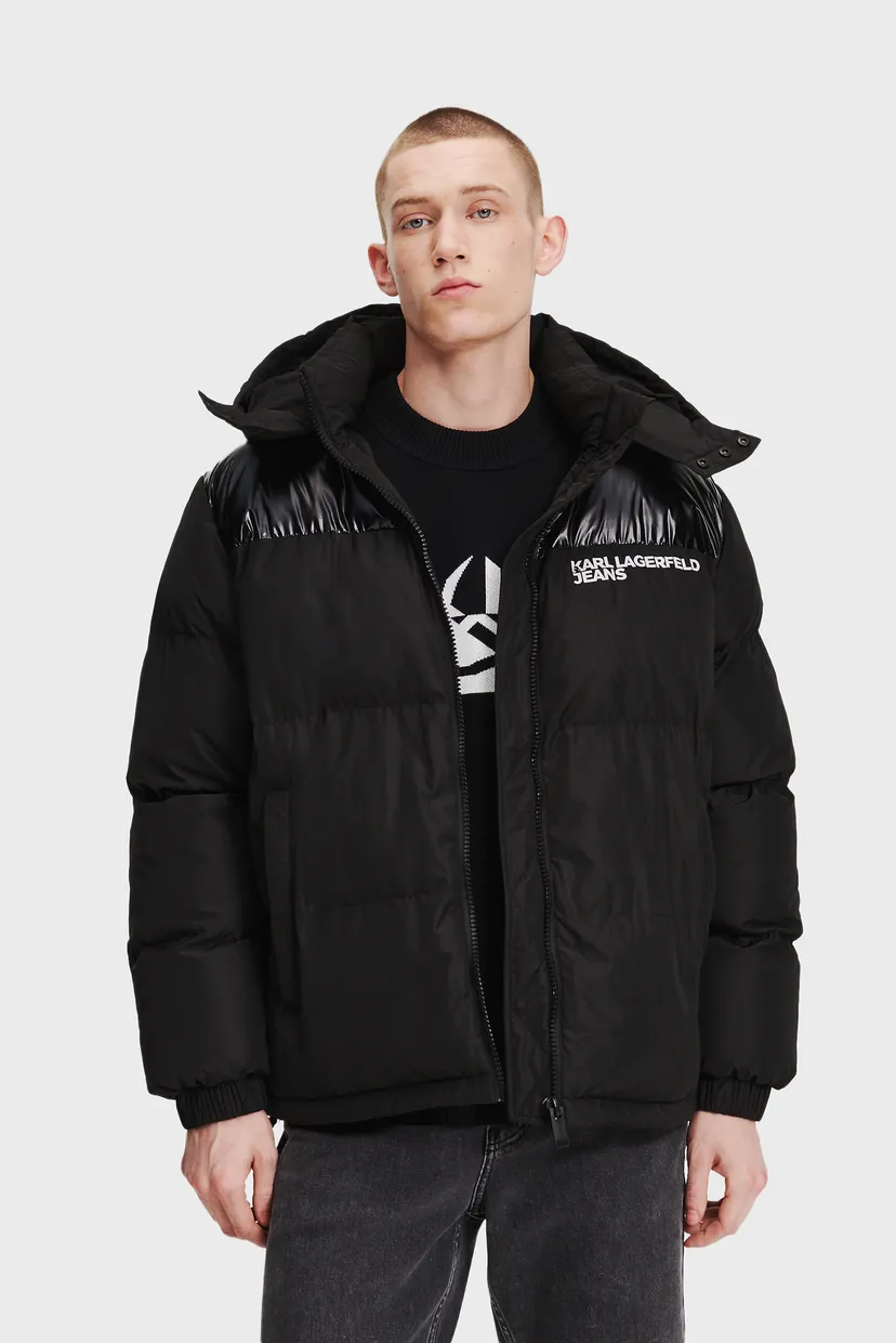 Мужская черная куртка KLJ PUFFER JACKET Karl Lagerfeld Jeans