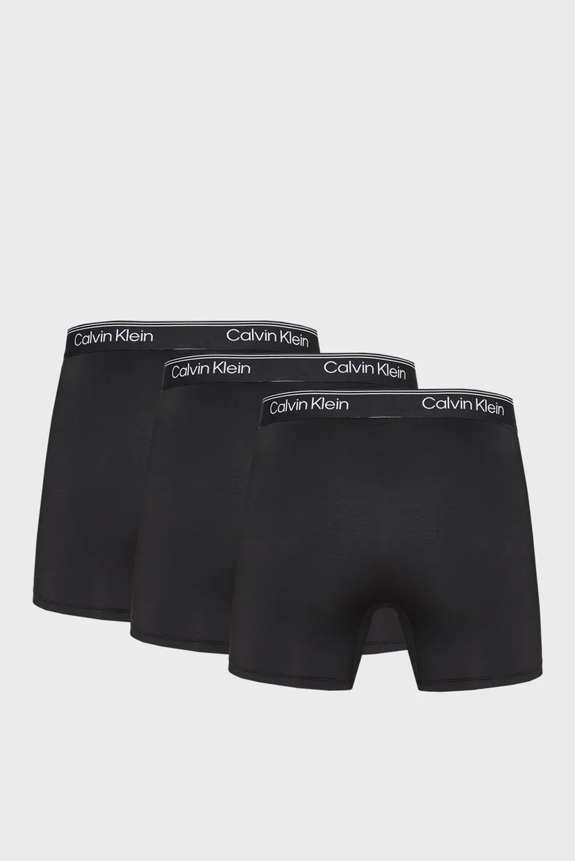 Мужские черные боксеры (3 шт) BOXER BRIEF 8