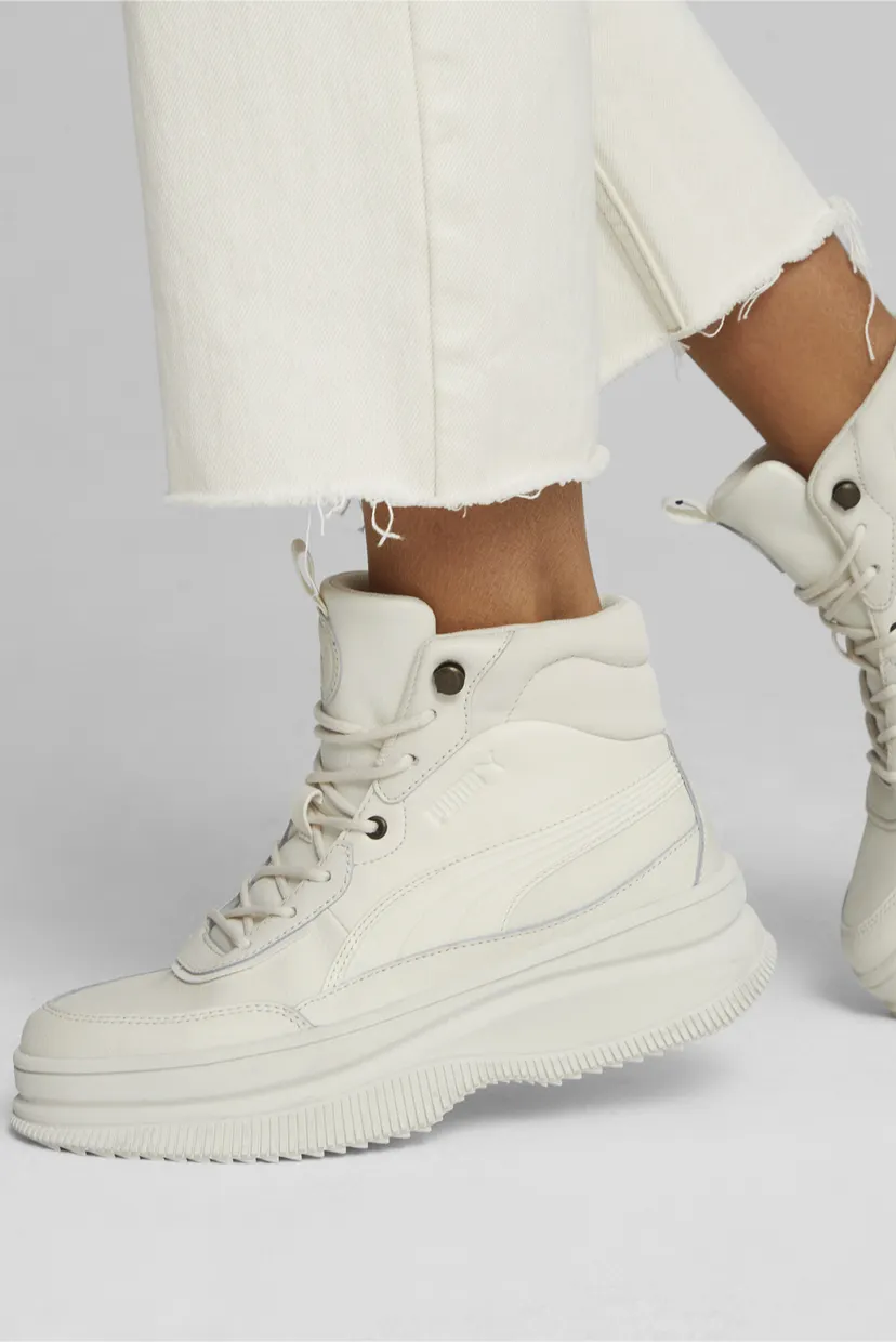 Жіночі білі шкіряні хайтопи Mayra Women’s Sneakers 7