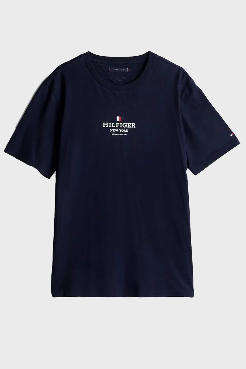 Чоловіча темно-синя футболка RWB HILFIGER TEE 5