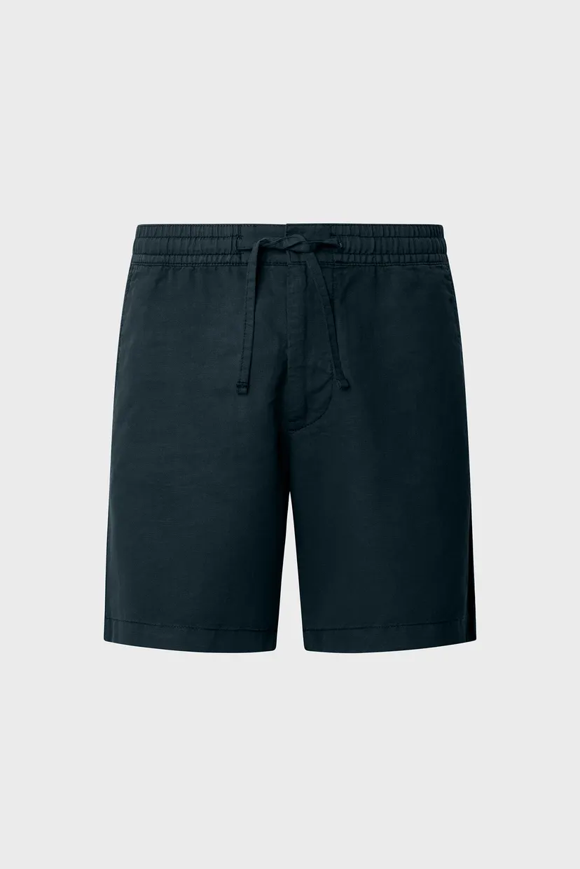 Чоловічі темно-сині лляні шорти RELAXED LINEN SMART 5