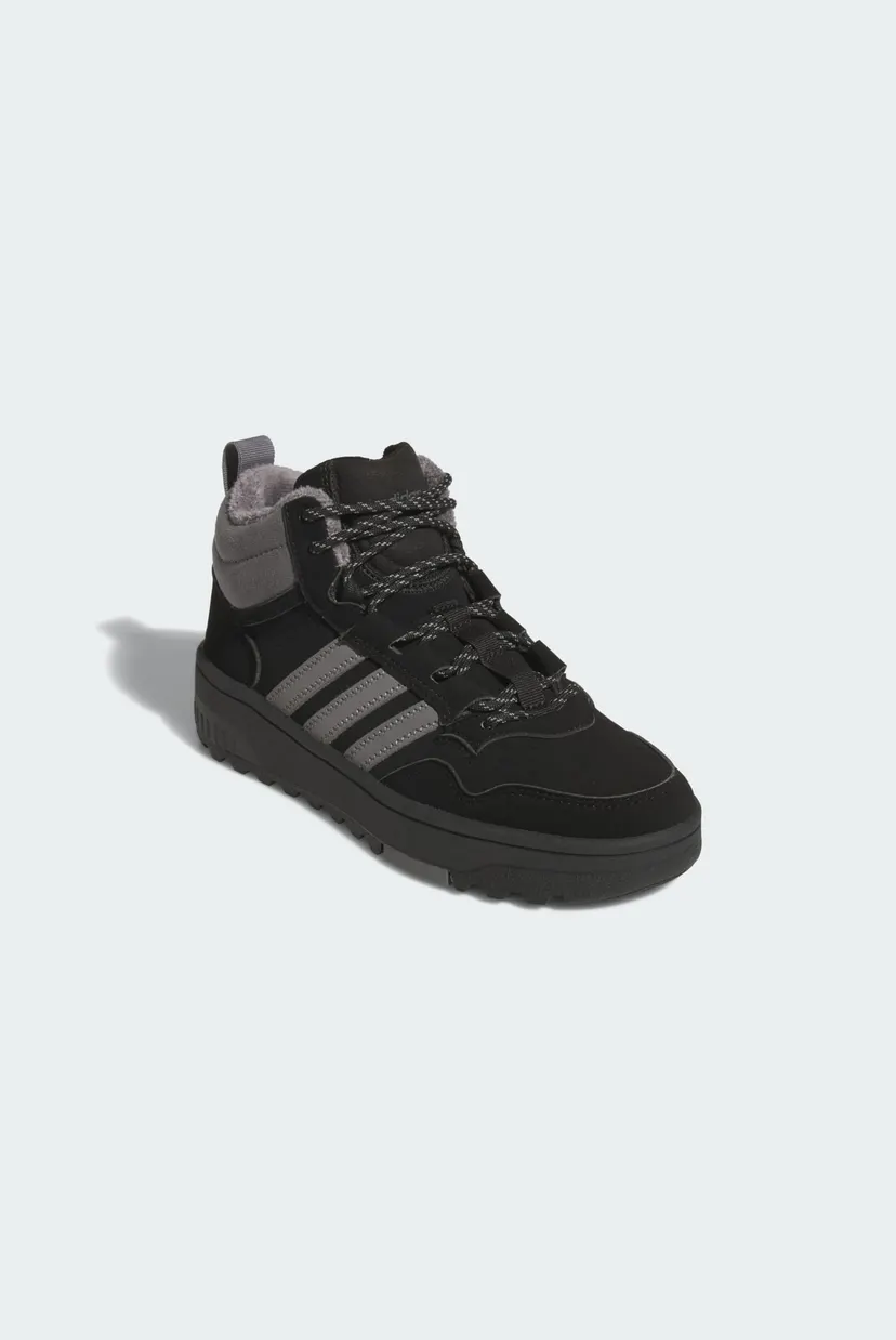 Детские черные хайтопы Hoops 4.0 Mid Kids 4