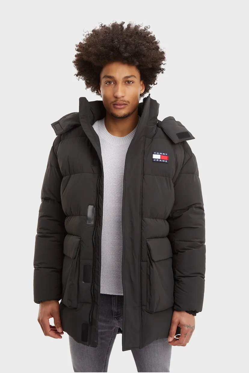 Чоловіча чорна куртка TJM TJ COLOR BADGE Tommy Jeans DM0DM14392 — MD ...