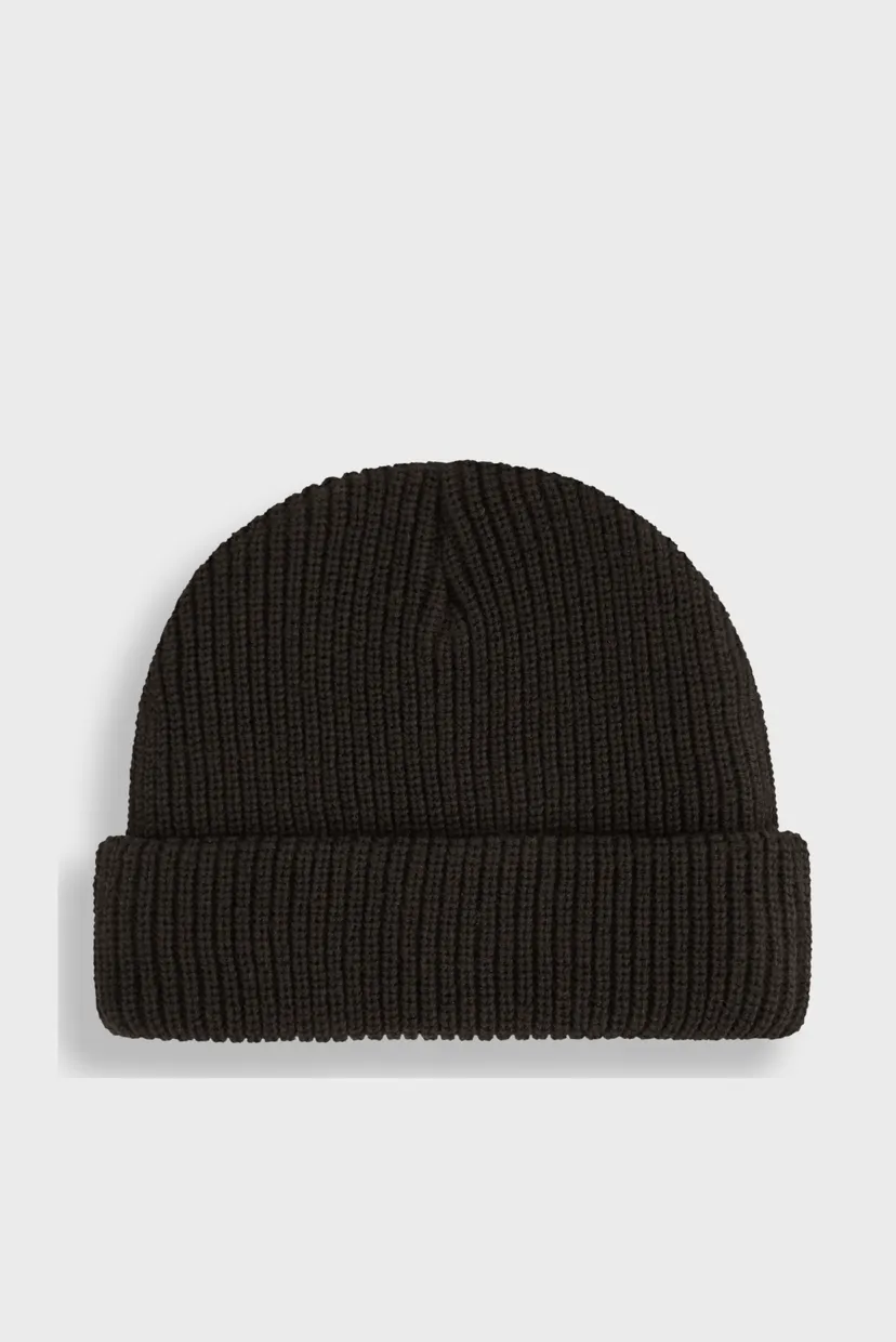 Черная шапка MMQ Low Crown Beanie 3