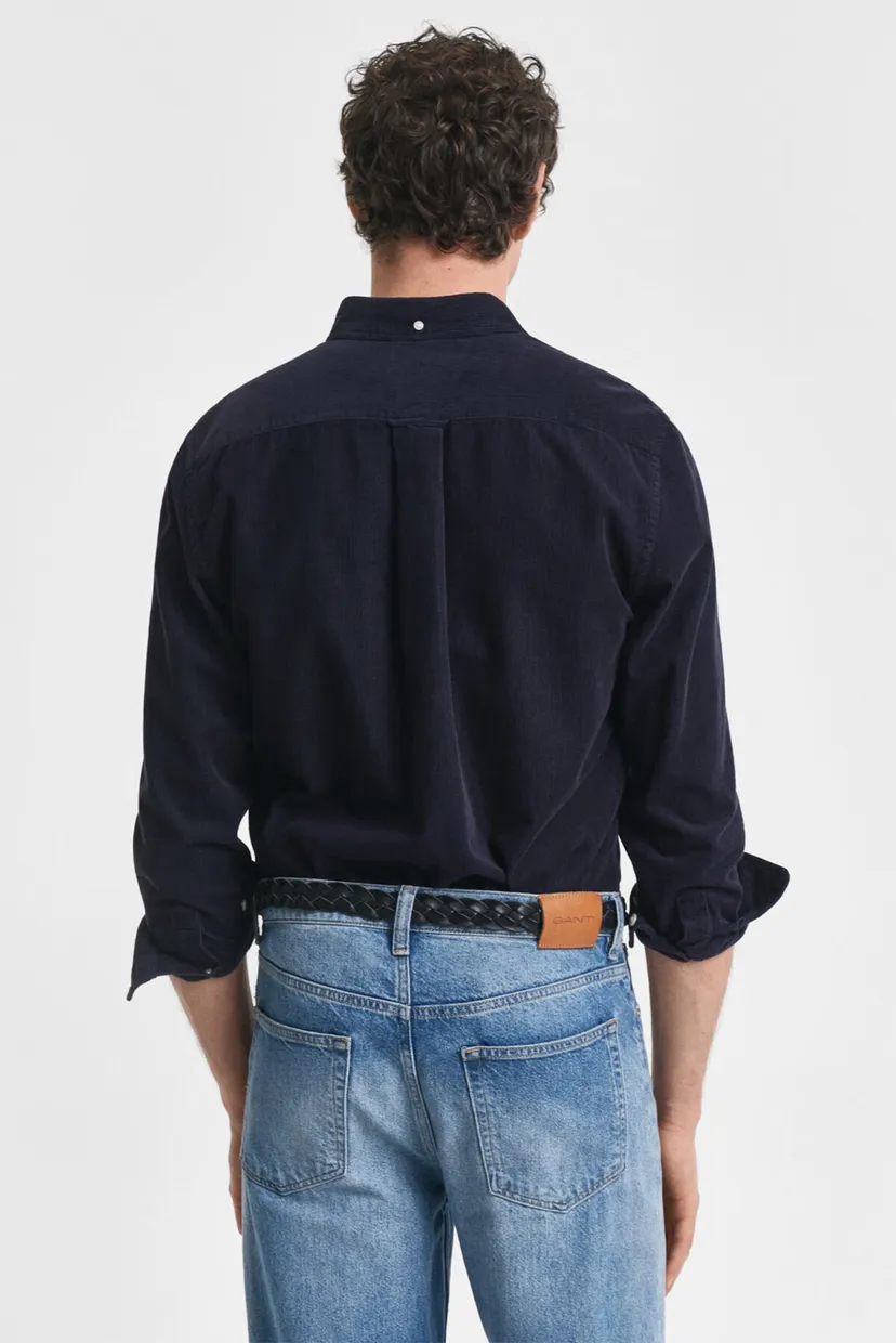 Чоловіча темно-синя вельветова сорочка REG CORDUROY SHIRT 3