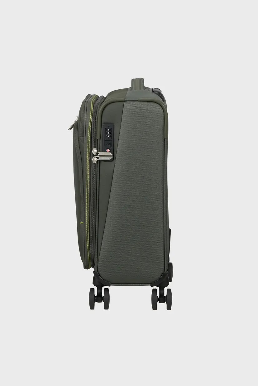 Оливковый чемодан 55 см WANDERLITE 3