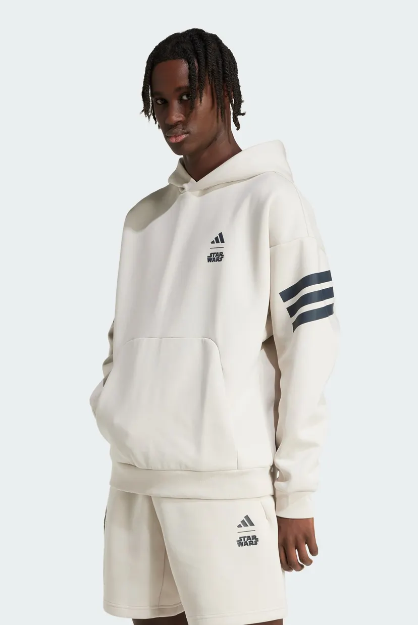 Мужское белое худи adidas x Star Wars The Mandalorian™ Back