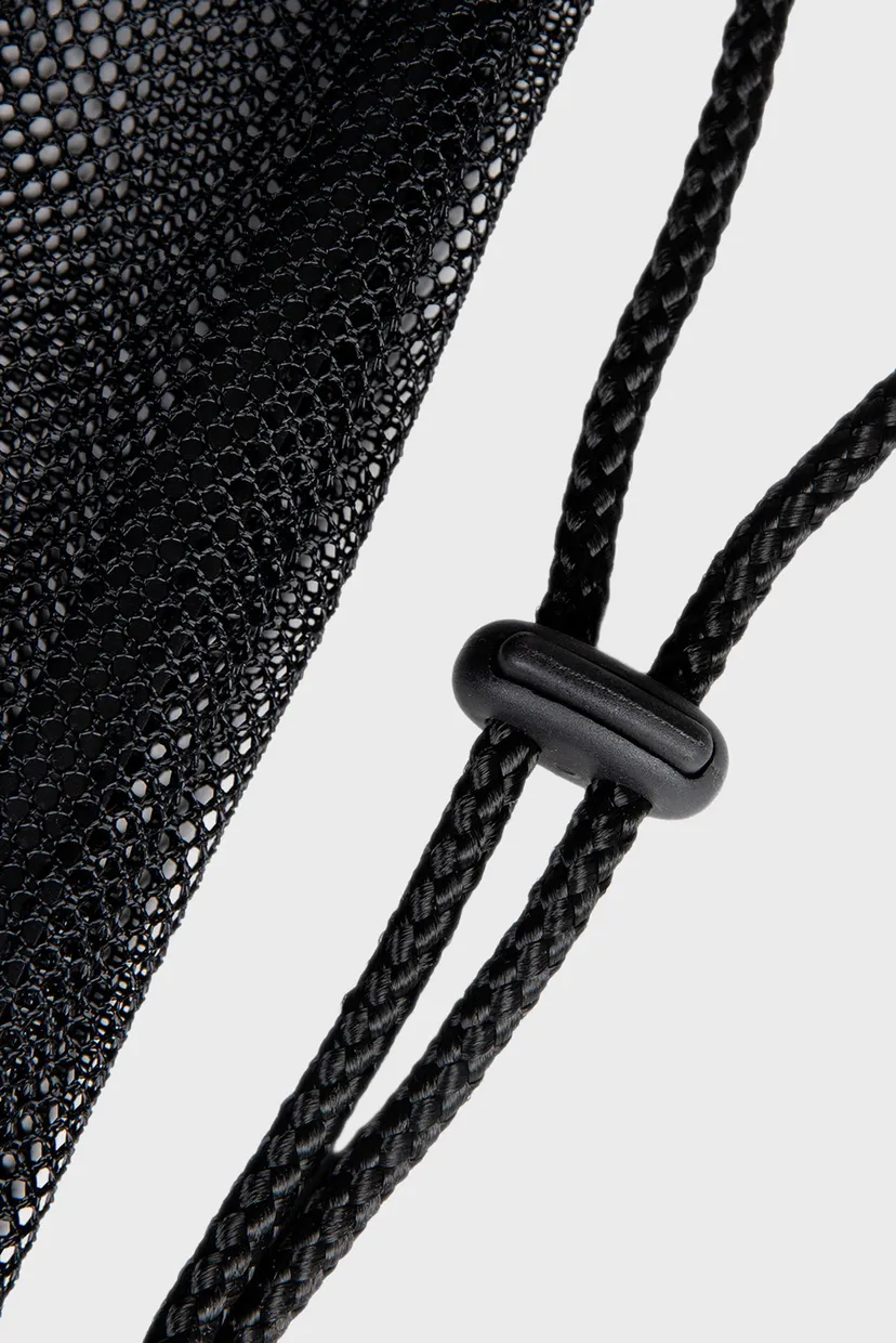 Черный рюкзак-мешок ONE GO MESH BAG 4