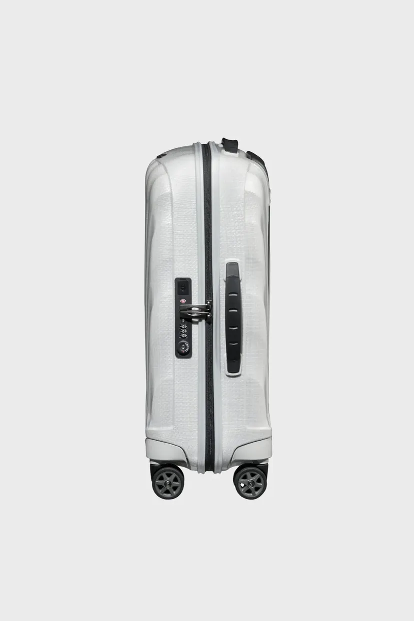 Біла валіза 55 см C-LITE WHITE 4
