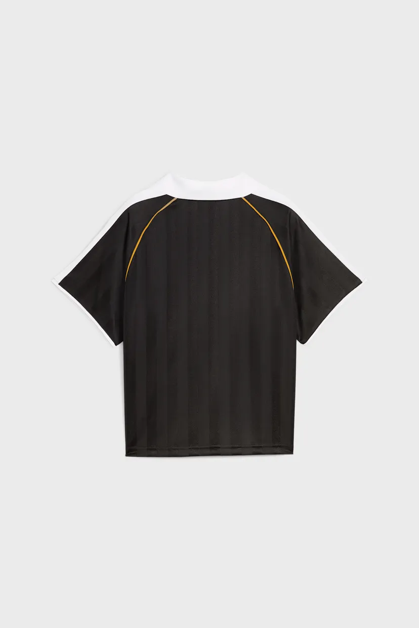 Женская черная футболка T7 Relaxed Football Jersey Women 5
