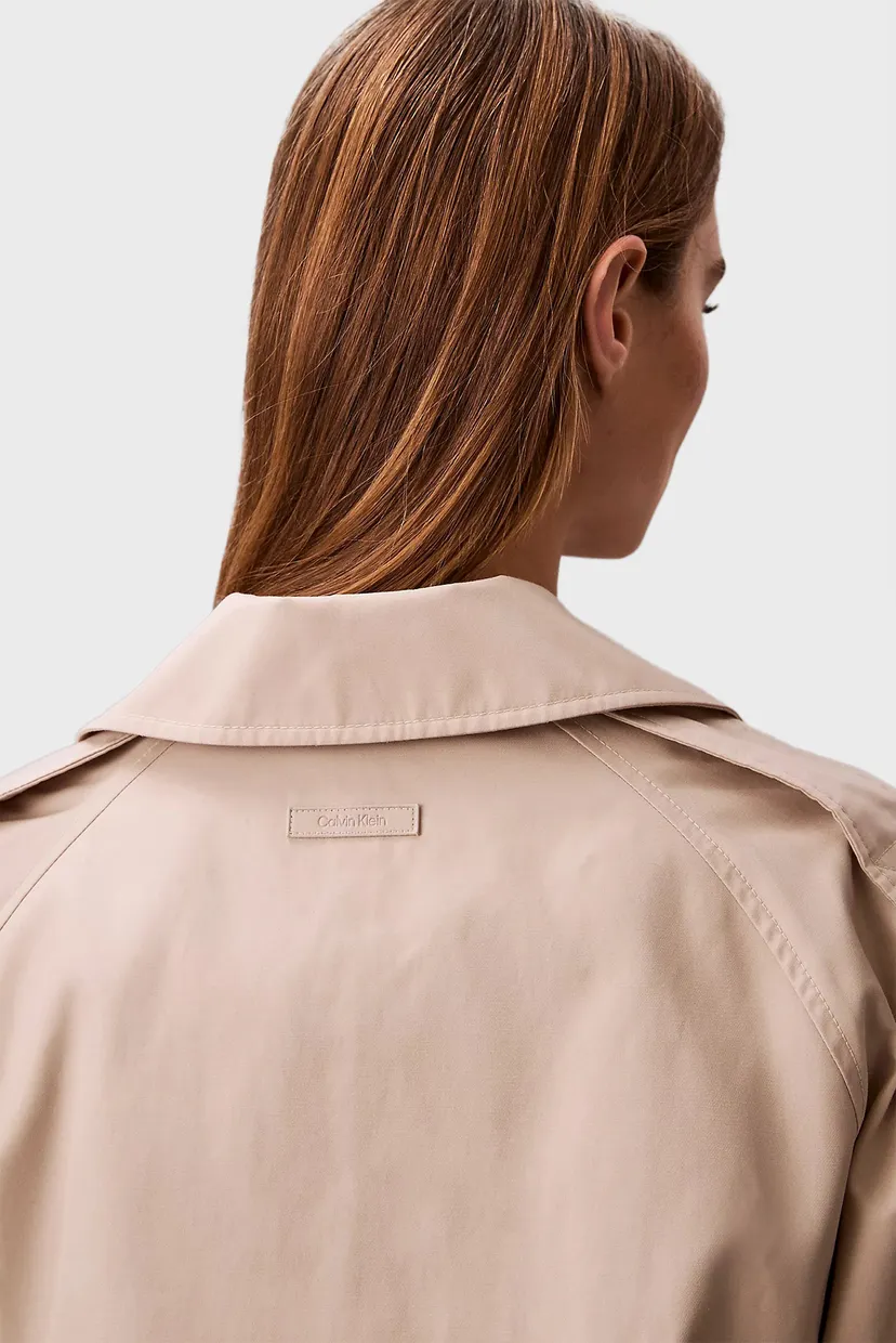 Женский бежевый тренч MID LENGTH COTTON TRENCH 5