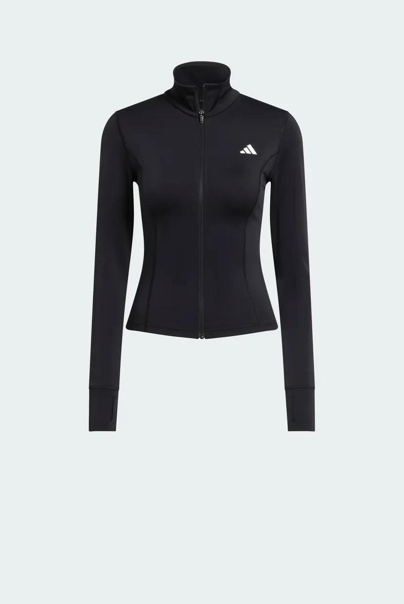 Жіноча чорна спортивна кофта Optime Essentials Full-Zip 6