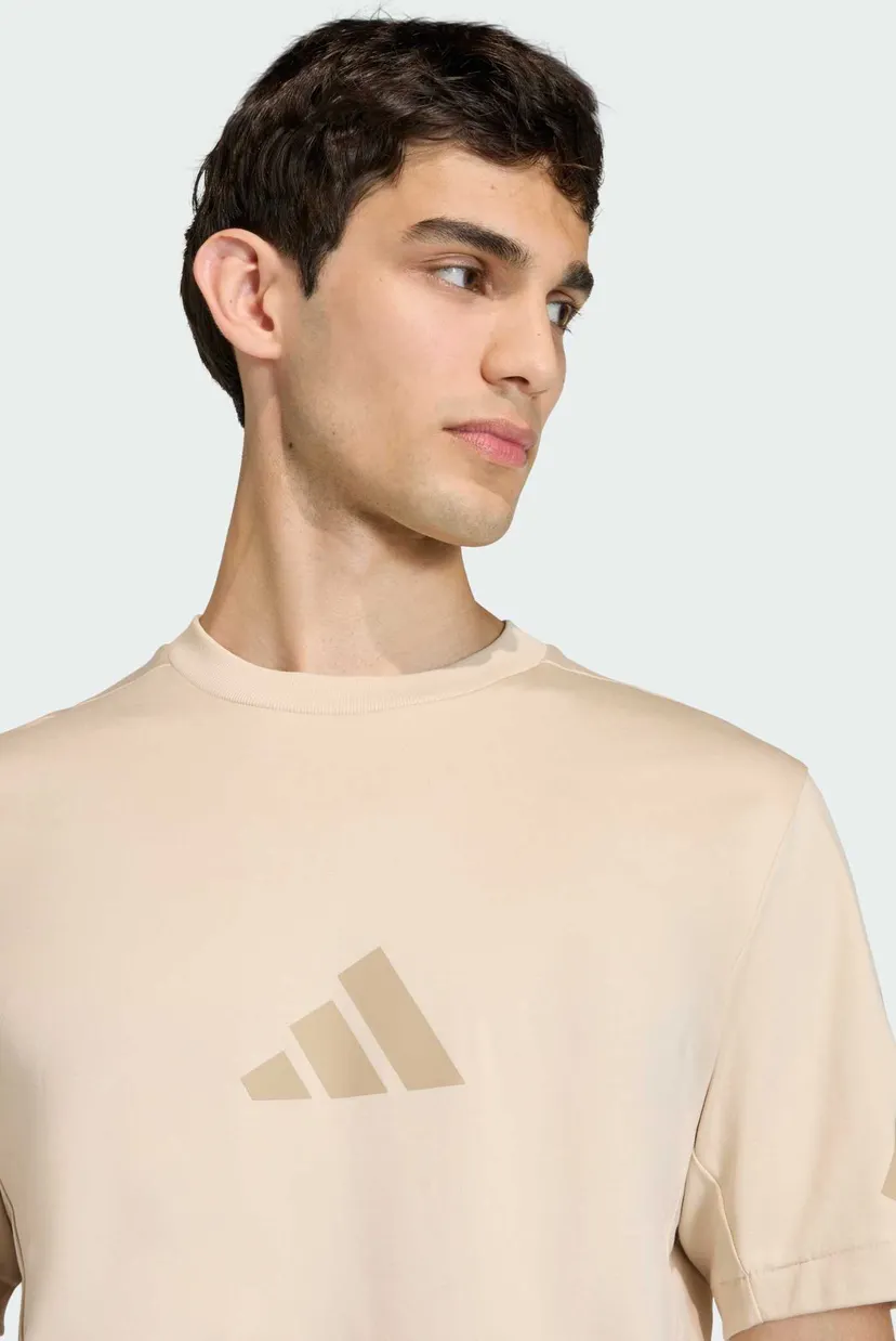 Чоловіча бежева футболка adidas Z.N.E. 4