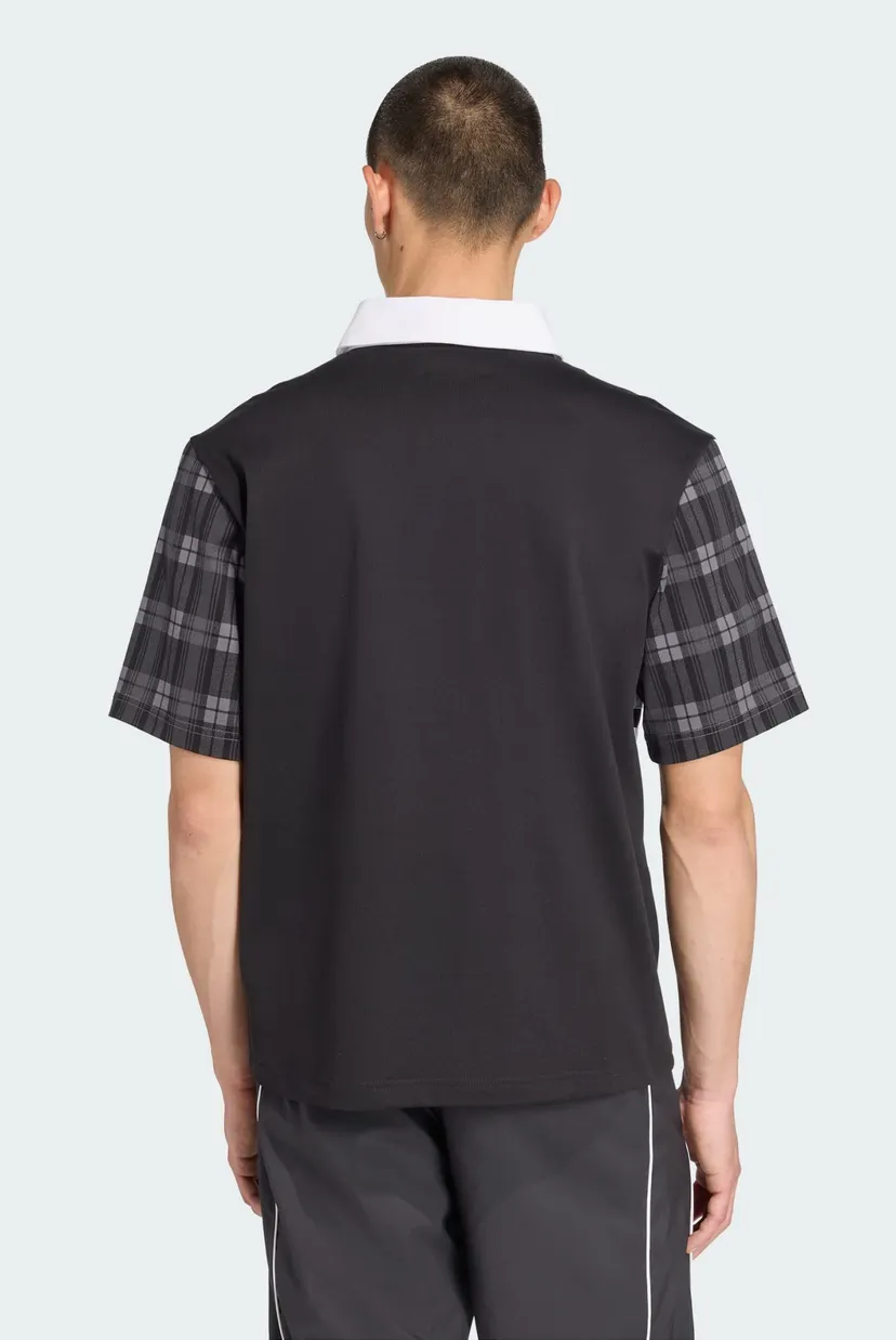 Чоловіче чорне поло Tartan Regular 3