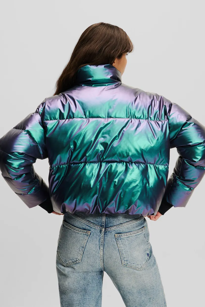 Женская зеленая куртка Karl Lagerfeld Jeans 246J1502 — MD-Fashion