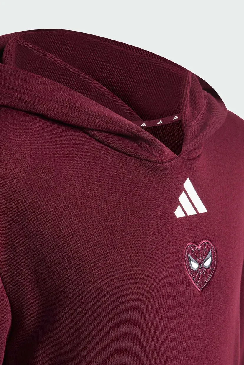 Детское бордовое худи ADIDAS MARVEL SPIDER-MAN 5