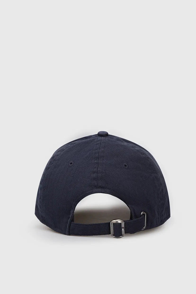 Чоловіча темно-синя кепка TH CORP HERRINGBONE 6 PANEL CAP 3
