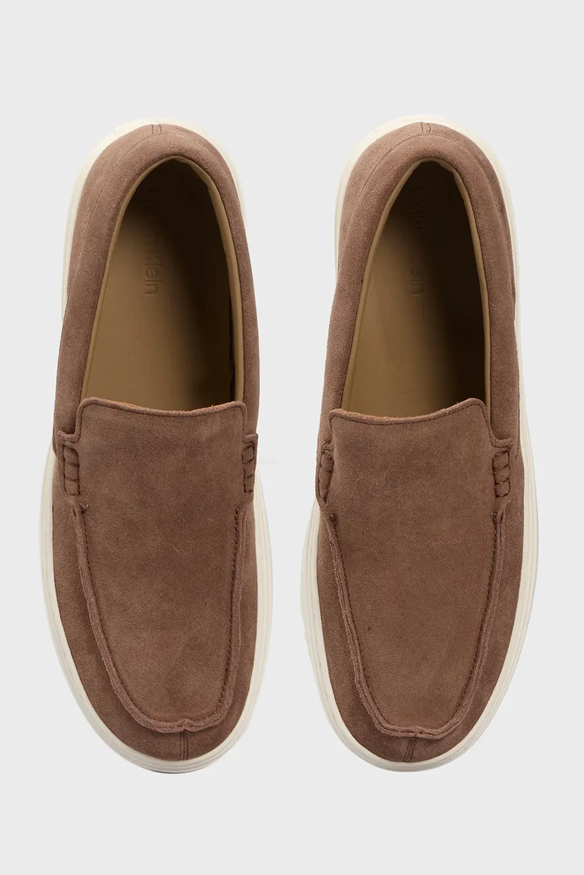 Мужские коричневые замшевые лоферы MOCCASIN SUEDE 4