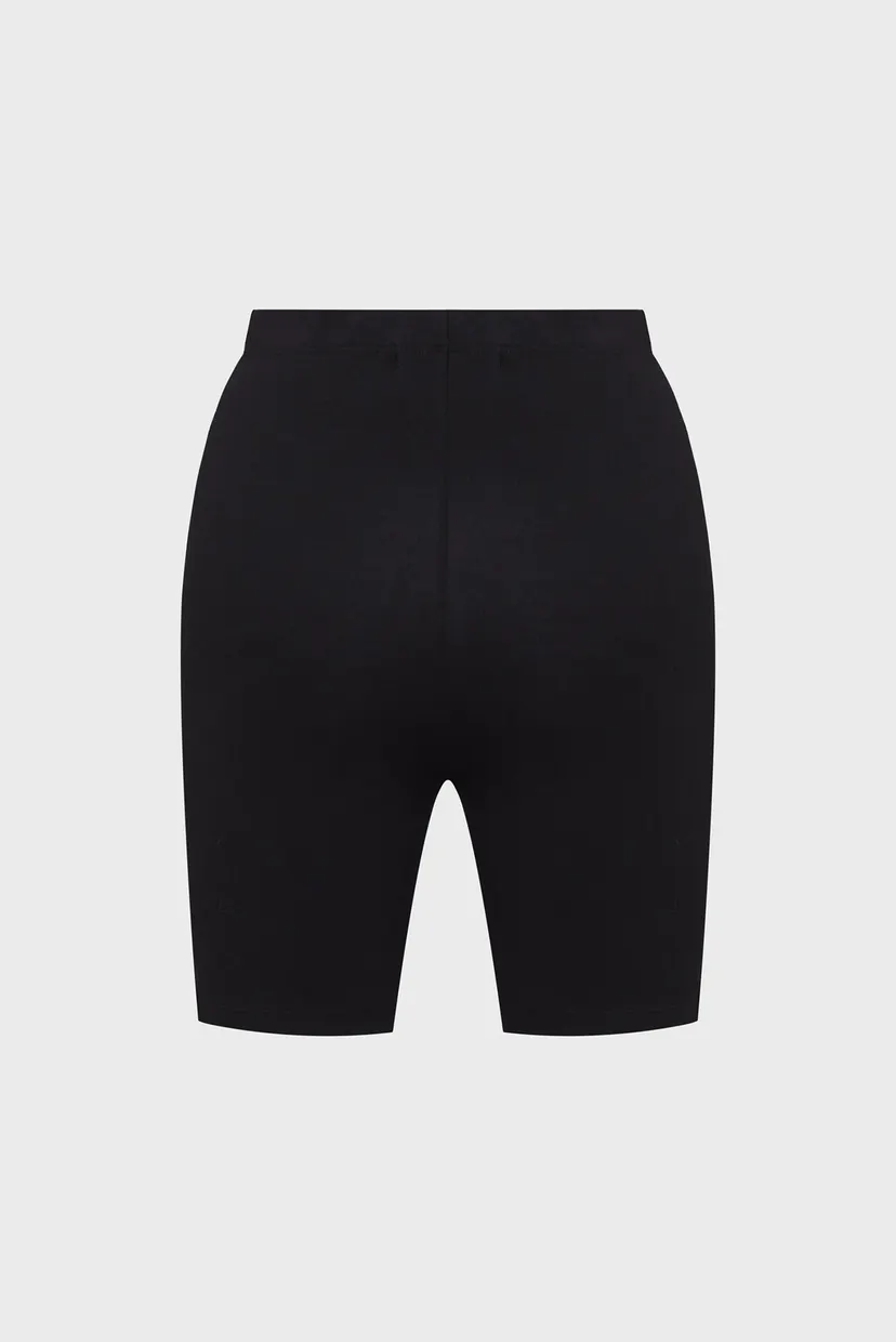 Женские черные велосипедки LOGO ELASTIC 6