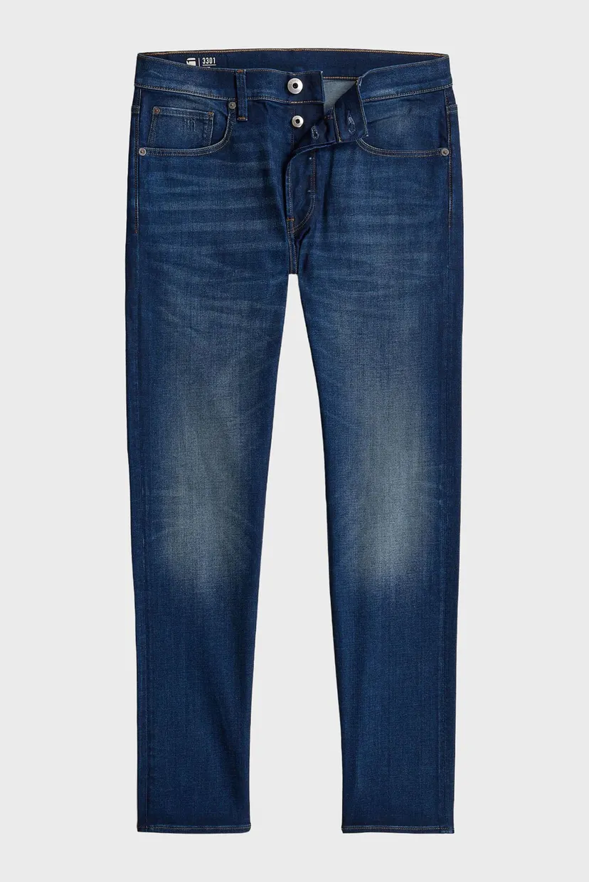 Мужские синие джинсы 3301 Slim 6