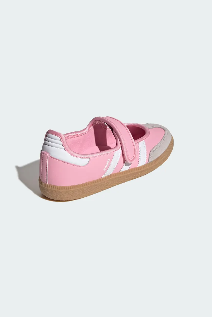Детские розовые кожаные балетки Samba Jane Kids 5