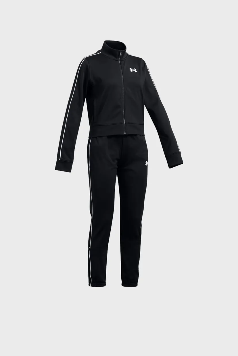 Детский черный спортивный костюм (кофта, брюки) UA Icon Knit Crp Tracksuit 3