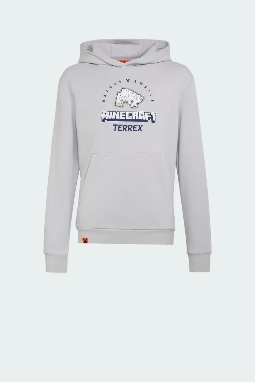 Дитяче сіре худі Adidas Minecraft Terrex 7